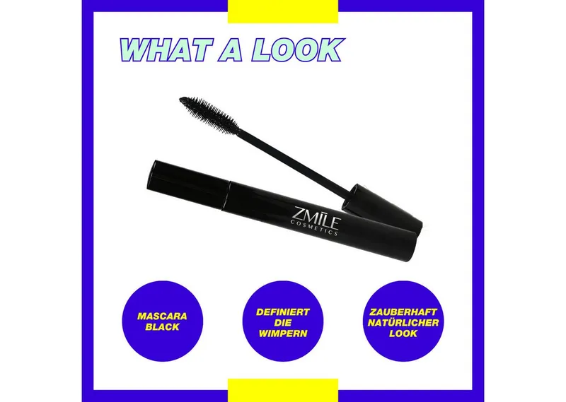 ZMILE COSMETICS Kosmetik-Set WHAT A LOOK!, 4-tlg., 4er-Pack, mit veganer Formulierung, Bunt|schwarz, – Produktbild 4 von 5