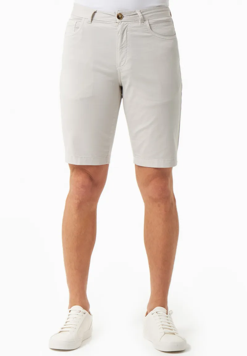 ORGANICATION ORGANICATION Herren vegan Shorts Regular Fit Hellgrau, Hellgrau, – Produktbild 1 von 1