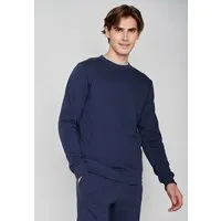 GreenBomb GREENBOMB Basic Wild - Gemütliches Sweatshirt aus Bio-Baumwolle / GOTS / Fair & Vegan, Blau (navy), – Produktbild 1 von 1