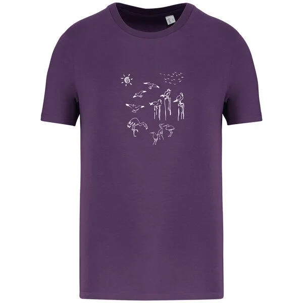 Greenspired Greenspired Basic Bio T-Shirt Nr.4 Coastal Life 155g/m² XXS - 4 XL, Plum, – Produktbild 1 von 1