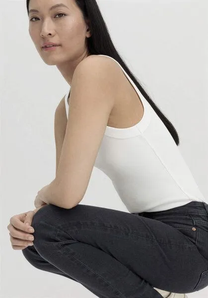 hessnatur hessnatur Jeans LINN High Rise Slim aus Bio-Denim, Schwarz, – Produktbild 2 von 4