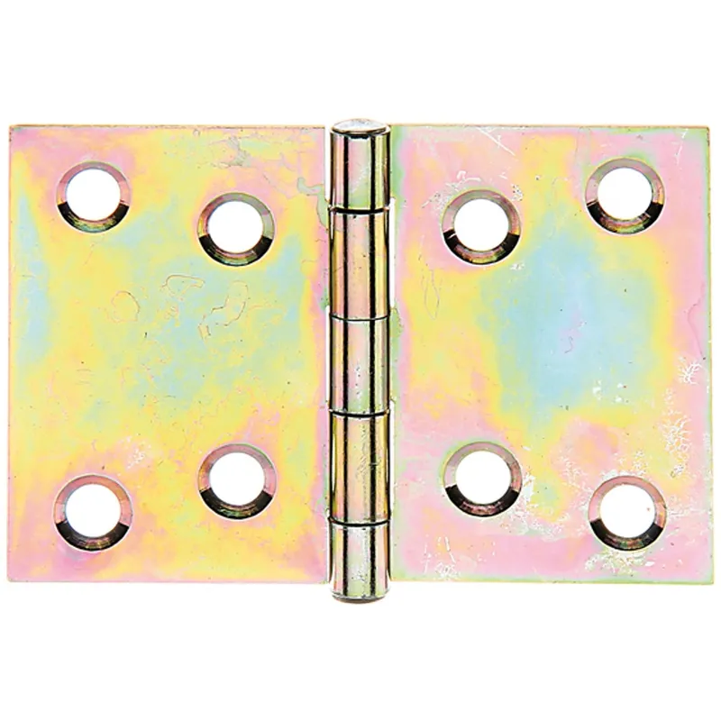 Alberts ALBERTS Scharnier, galv. gelb verzinkt, LxB 50x74 mm – Produktbild 1 von 1