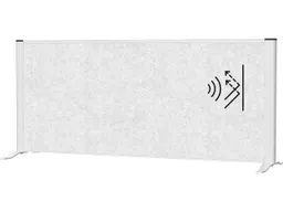 Maul MAUL Sideboard-Trennwand "MAULconnecto" silber, Akustik 120 x 50 cm, hellgrau – Produktbild 1 von 1