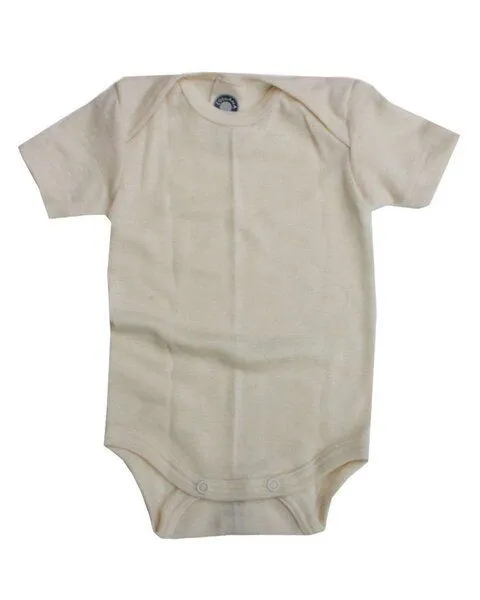 Cosilana Cosilana Kurzarm Baby Body Wolle Seide, Natur, – Produktbild 1 von 1