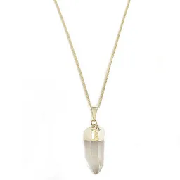 Crystal and Sage Bergkristall Halskette von Crystal and Sage vergoldet – Produktbild 1 von 1