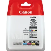 Canon Canon 4er Set Tintenpatronen CLI-581 schwarz, cyan, magenta, gelb – Produktbild 3 von 3