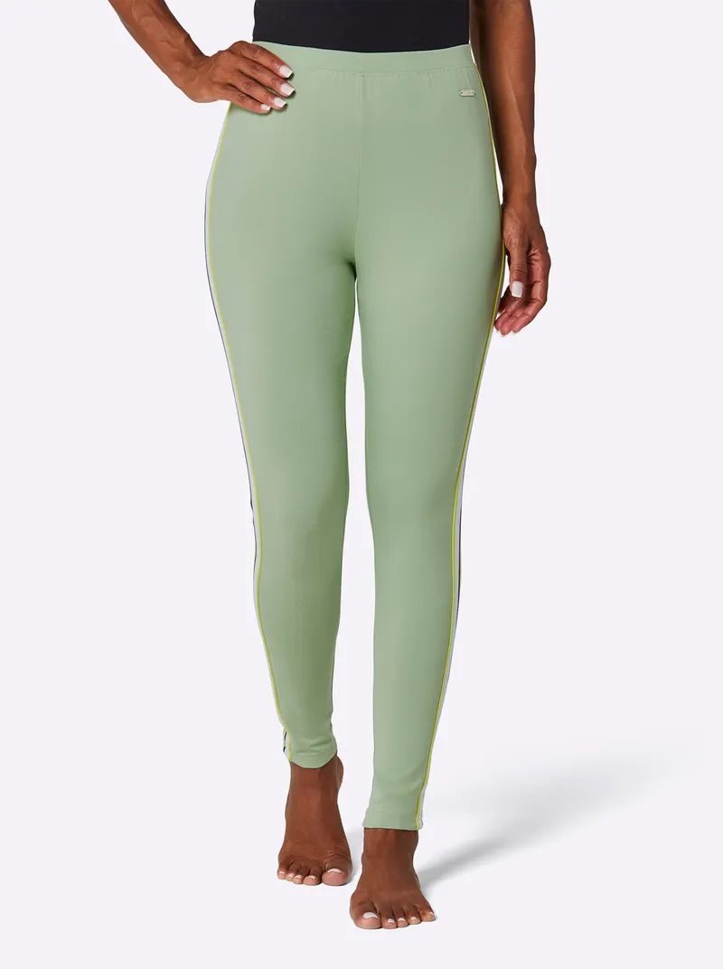 feel good Leggings eucalyptus, Eucalyptus, – Produktbild 1 von 3