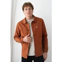 TWOTHIRDS TWOTHIRDS Herren vegan Overshirt Pollock Umber Orange, Dunkelorange, – Produktbild 1 von 1