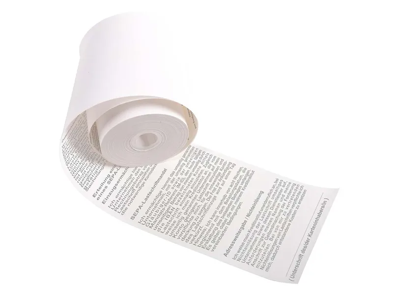 Exacompta Exacompta Bisphenolfreie EC-Cash-Rollen, Breite 57 mm x 33 mm x 14 m, 60 Stk. – Produktbild 1 von 1