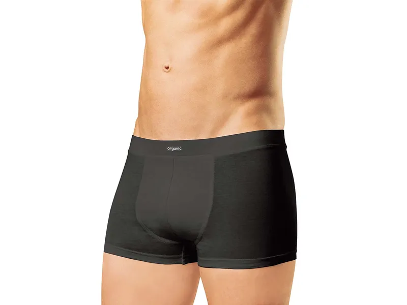 Memo memo Herren-Pants aus Bio-Baumwolle, 2er Pack, schwarz, Gr. L – Produktbild 1 von 1