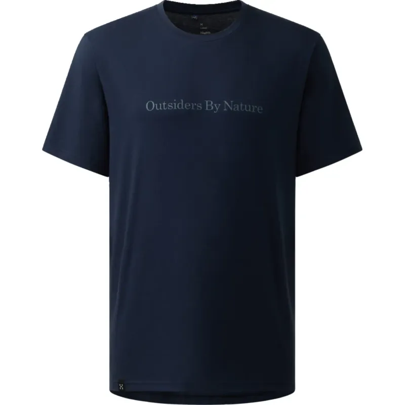 Haglöfs T-Shirt Haglöfs Outsiders Graphic, Bleu, – Produktbild 1 von 1