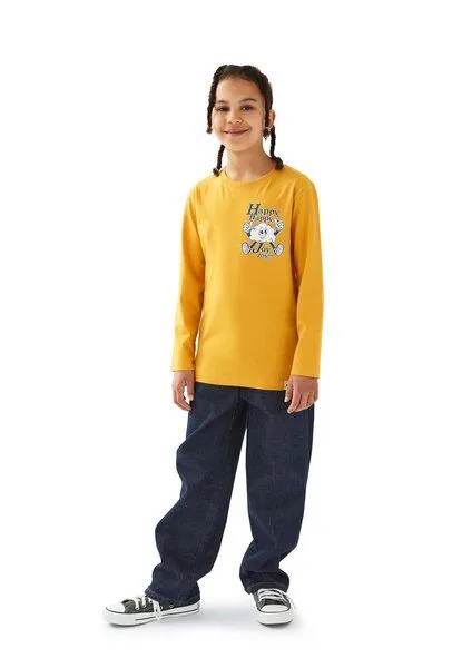 Band of Rascals Band of Rascals Joy Joy Longsleeve, Mustard, – Produktbild 4 von 4
