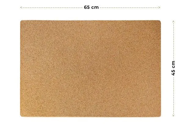 Kork-Deko Kork-Deko Futternapf-Unterlage aus Kork | 64 x 45 cm | Presskork – Produktbild 2 von 8