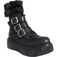 Altercore Altercore Damen vegan Stiefel Demi Vegan, Schwarz, – Produktbild 2 von 3