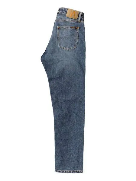 Nudie Jeans Nudie Jeans Damen Jeans - Straight Sally - aus einem Baumwolle/Elasthan Mix, Blue, – Produktbild 2 von 2