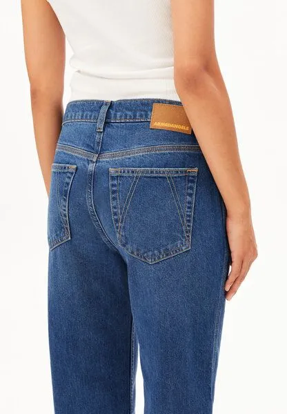 ARMEDANGELS ARMEDANGELS AAVELINE Damen Straight Jeans recycelte Baumwolle, Blue, – Produktbild 2 von 3