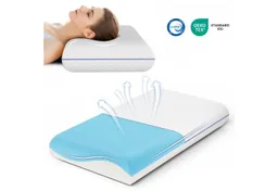 ROYGBIV Nackenstützkissen Memory Foam Kissen, Orthopädisches Kissen, 12cm Kopfkissen OEKO-TEX®, Ruckenschlafer, Bauchschlafer, Seitenschlafer, für Allergiker geeignet – Produktbild 1 von 1