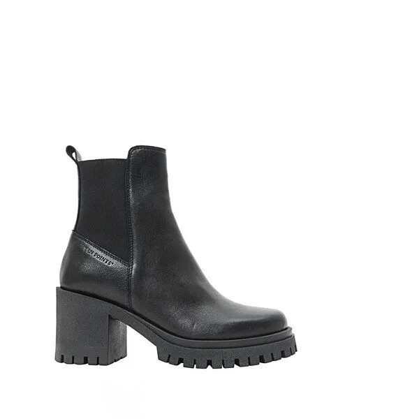 Ten Points Ten Points Leder-Absatzboots, Ylva mit Gummi, Schwarz, – Produktbild 4 von 4