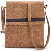 El Puente El Puente Schultertasche | Fair Trade & Handmade aus Indien, Braun,schwarz, – Produktbild 1 von 1