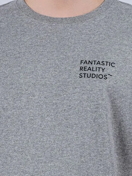 FANTASTIC REALITY STUDIOS Fantastic Reality Studios T-Shirt – Bio-Baumwolle, Unisex, Grau, – Produktbild 4 von 4
