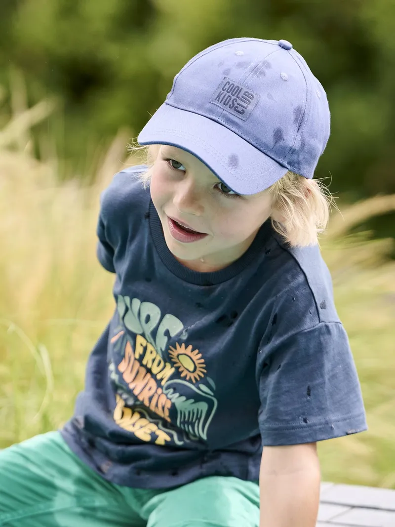 Vertbaudet Jungen Cap mit Sticklabel vorn, Marine, – Produktbild 4 von 4
