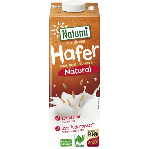 Natumi Natumi Haferdrink, Natur, – Produktbild 3 von 3