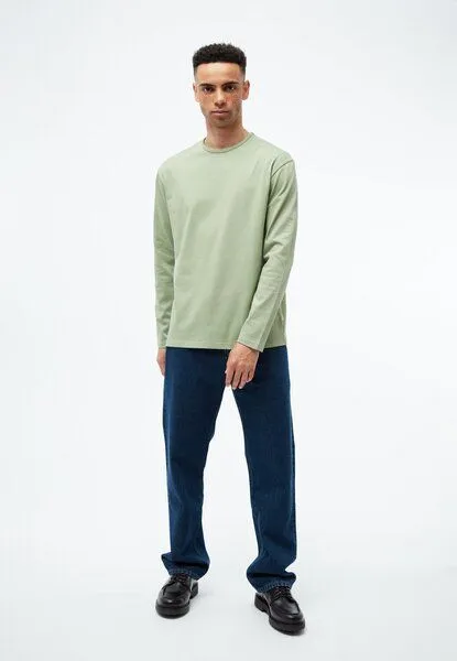 Givn Berlin Givn Berlin Longsleeve GBPITTIE Heavyweight aus Bio-Baumwolle, Grün, – Produktbild 2 von 4