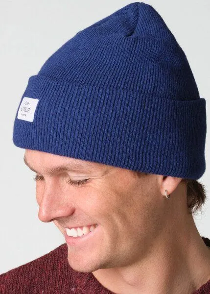Klitmøller Collective Klitmøller Collective Rib Beanie aus mulesingfreier Merinowolle, Surf blue, – Produktbild 2 von 4