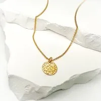 MOANINA MOANINA Kette Rome Ornament - 925 Silber/18k Gold Vermeil - 3 Längen – Produktbild 1 von 1