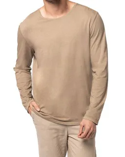 YTWOO YTWOO Ausgewaschenes Herren Langarmshirt aus Bio-Baumwolle - Made in Portugal – Produktbild 1 von 1