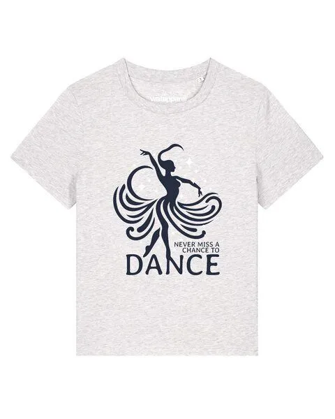watapparel watapparel T-Shirt Frauen Chance to dance, Cool heather grey, – Produktbild 1 von 2