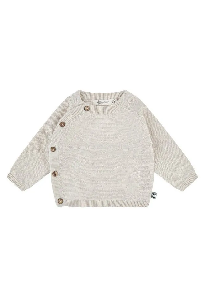Sterntaler Sterntaler Sweatjacke GOTS Stickjacke (1-tlg), Grau, – Produktbild 1 von 5