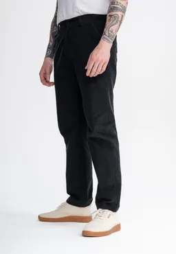 MELA MELA Herren vegan Hose Corduroy Jivin Schwarz – Produktbild 1 von 1