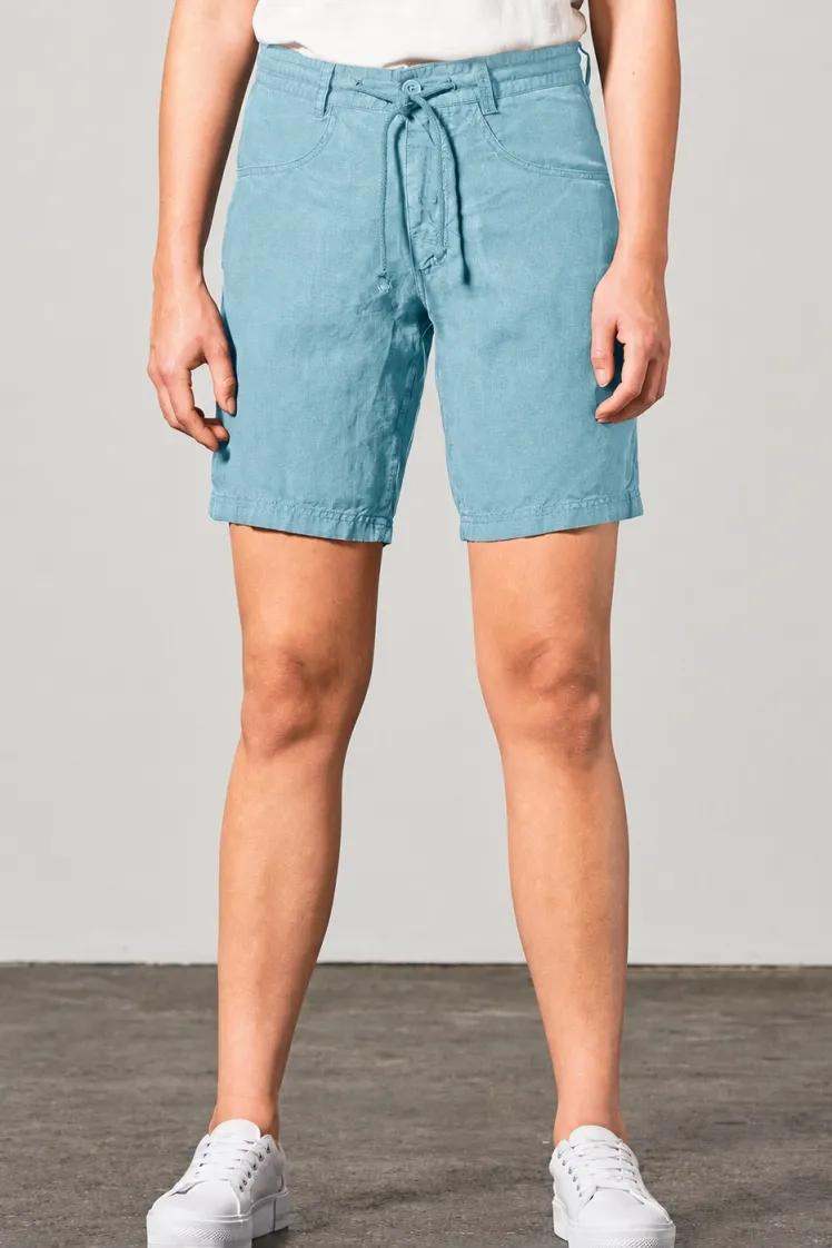 HempAge Hempage Herren vegan Shorts Wave Blau, Blau, – Produktbild 2 von 2