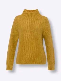 heine Stehkragenpullover ocker-meliert – Produktbild 1 von 1