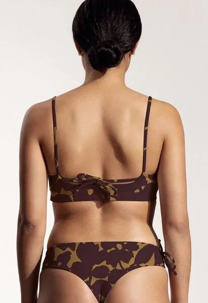 Oy Oy Surf Bikini Oberteil „Buri“, Hibiskus print, – Produktbild 3 von 4