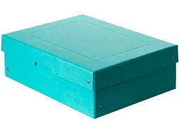 Falken Falken Aufbewahrungsbox "PURE Box" Pastell, DIN A4, 100 mm Höhe, azur – Produktbild 1 von 1