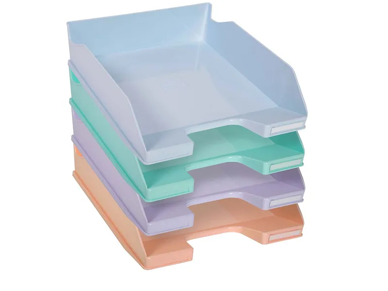Exacompta 4 Exacompta Briefablagen Combo Midi "Aquarel", DIN A4+, 500 Blatt, sortiert – Produktbild 1 von 1