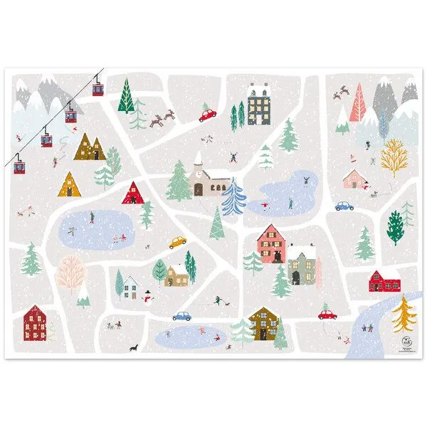 Bow & Hummingbird Bow & Hummingbird Geschenkpapier Winter Scenery – Produktbild 2 von 3