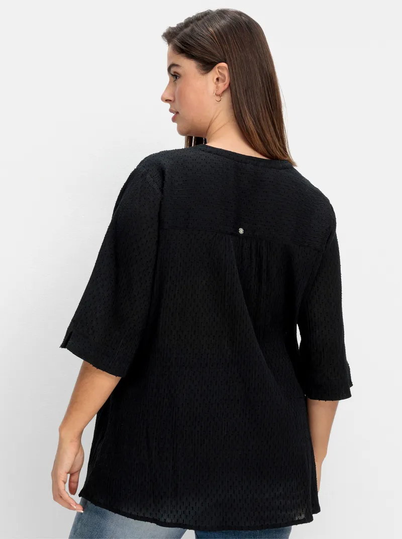 sheego Tunika, Schwarz, – Produktbild 2 von 2