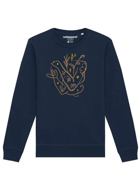 watapparel watapparel Sweatshirt Unisex Self love, French navy, – Produktbild 2 von 4