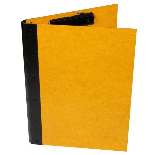 WERKHAUS WERKHAUS Klemmmappe DIN A4 unifarben, Goldgelb, – Produktbild 1 von 3