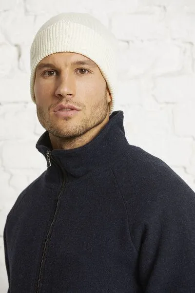 Wunderwerk Wunderwerk Beanie merino unisex, 108 wool white (creme), – Produktbild 2 von 2