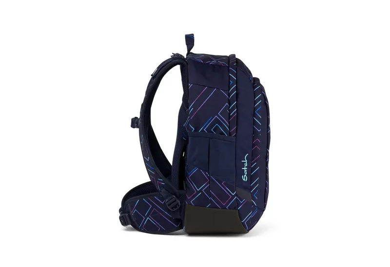 Satch Satch Schulranzen Schulrucksack AIR Purple Laser, Kollektion 23/24 (1 Stück), Laptop-Fach, Your-Size-System, Lila, – Produktbild 4 von 4