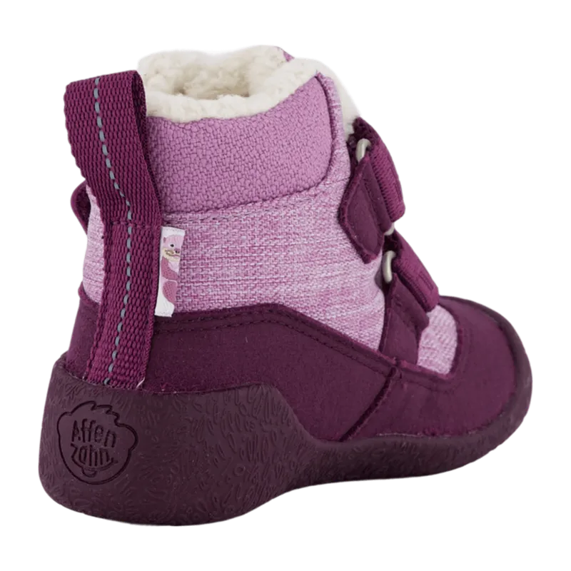 Affenzahn Affenzahn Lauflerner Winterstiefel Otter für Kinder, lila, Größe 22 EU, Lila, – Produktbild 3 von 8
