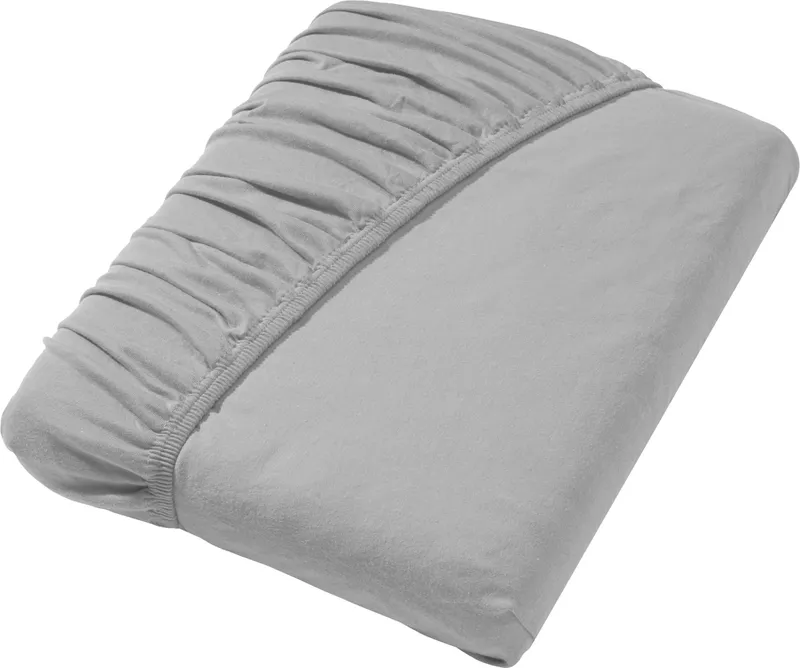wäschepur Betttuch steingrau, Steingrau, – Produktbild 2 von 3