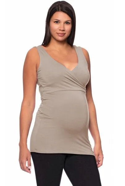 Milchshake Milchshake VARIO Cache-Coeur Umstands- und Stilltop, Beige, – Produktbild 1 von 4