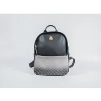Ritagli di G Ritagli di G Damen Leder Rucksack ALINA - 100% Made in Italy, Schwarz-weiß, – Produktbild 1 von 1