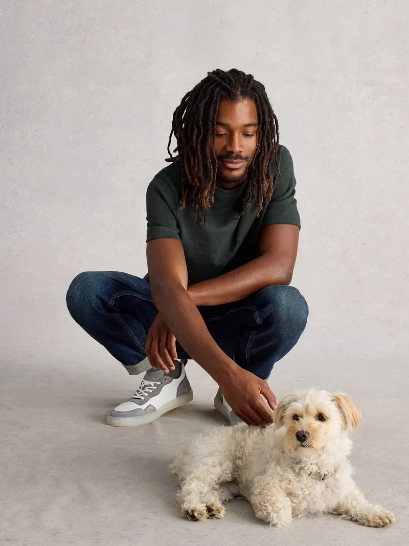 White Stuff T-Shirt Harrington - XXL, Washed schwarz, – Produktbild 1 von 4