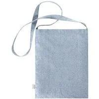 Halfar Halfar Einkaufstasche aus recycelter Baumwolle 28 x 36 cm cm Shopper ein langer Henkel, Blau, – Produktbild 1 von 1
